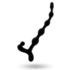 Addicted Toys-Palline anali 22 cm Nero-TPR