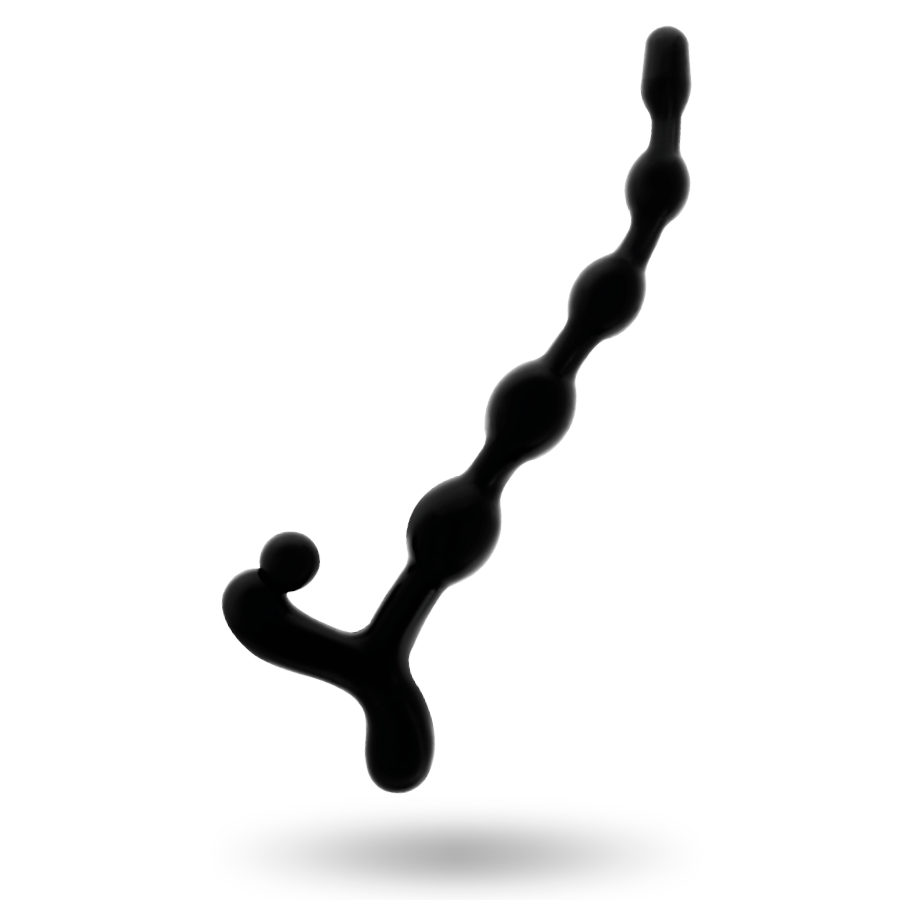Addicted Toys-Palline anali 22 cm Nero-TPR