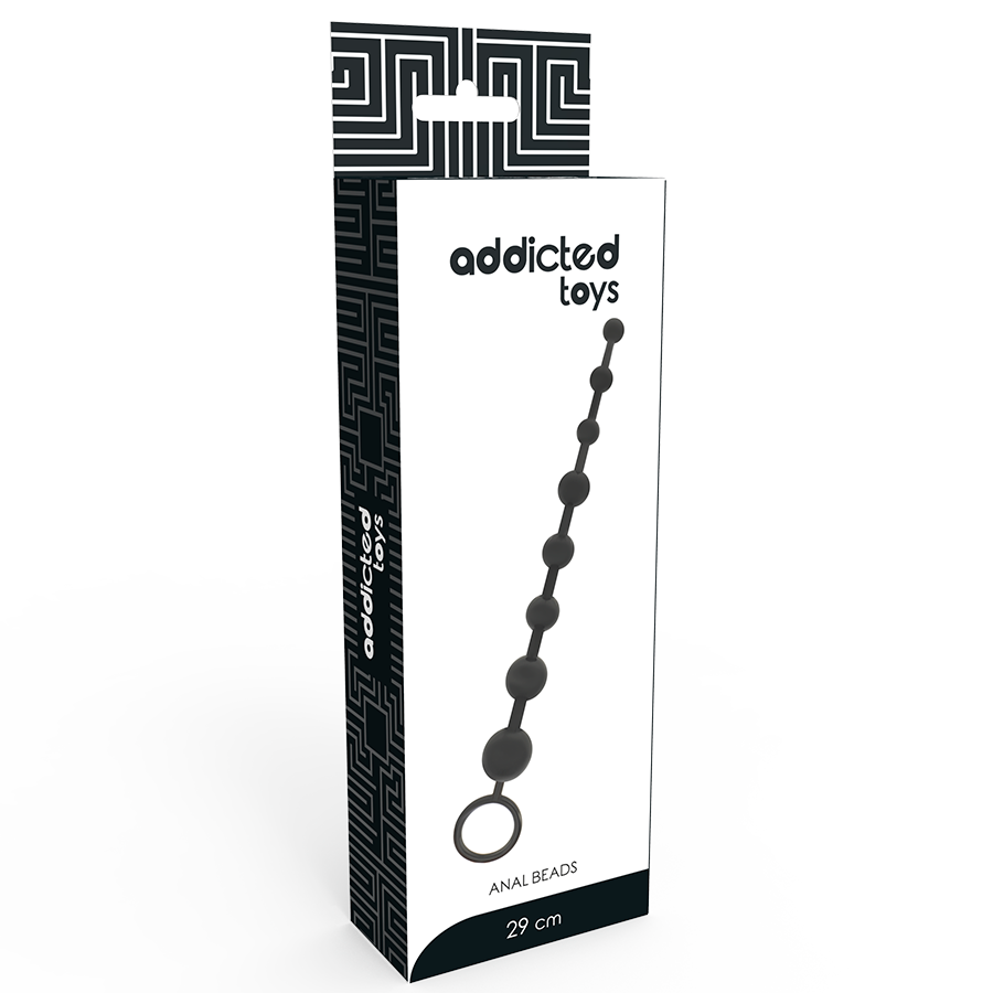 Addicted Toys-Perle Anali 29 cm Nero-TPR · Giocattoli anali (immagine 5)