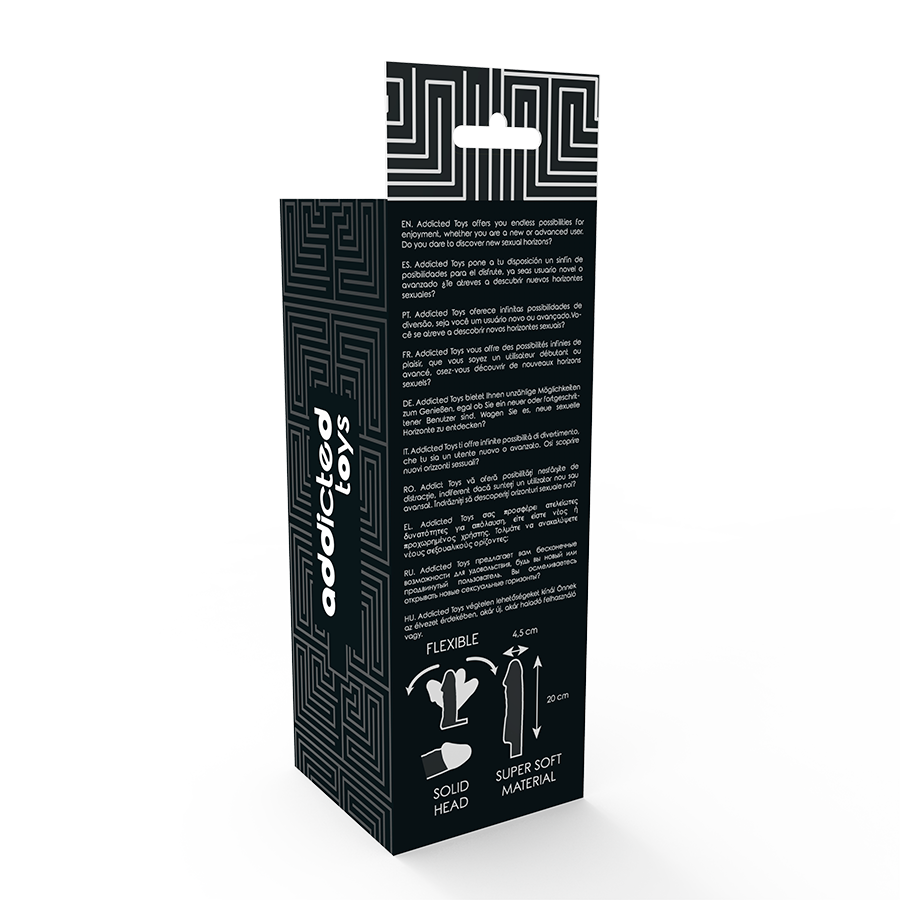 Addicted Toys-Estensione Peniana TPE · Anelli & Guaine per pene (imaginea 11)