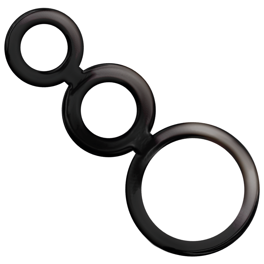Addicted Toys-Set di anelli per il pene - Smoked