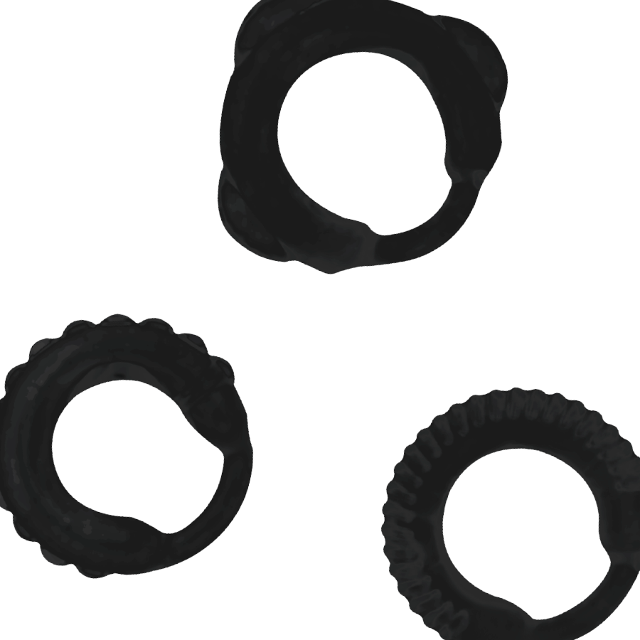 Addicted Toys-Set C-ring · Anelli & Guaine per pene (imaginea 5)