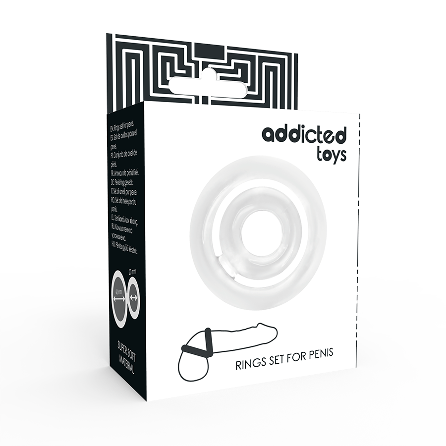 Addicted Toys-Potenza - Anello C per Pene Silicone 27 Addicted Toys-Potenza - Anello C per Pene Silicone · Anelli & Guaine per pene (imaginea 9)