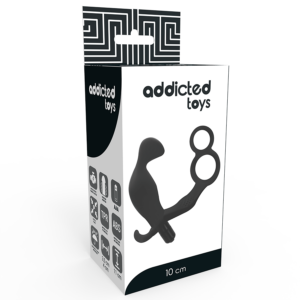 Addicted Toys-Plug anale con doppi anelli per pene e testicoli · Accessori BDSM (imaginea 3)