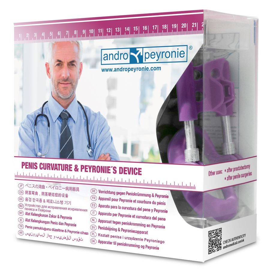 Andro Medical-Andropeyronie Correzione Curvatura Pene-Silicone 1 Andro Medical-Andropeyronie Correzione Curvatura Pene-Silicone · Anelli & Guaine per pene