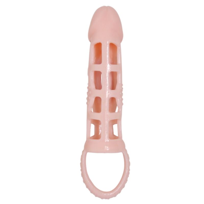 Baile For Him-Guaina Extender Pene con Vibrazione e Cintura Naturale 3 Baile For Him-Guaina Extender Pene con Vibrazione e Cintura Naturale · Anelli & Guaine per pene (imaginea 3)
