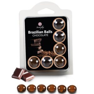 Secretplay Cosmetic-Set 6 Biglie Braziliane Cioccolato 318 Secretplay Cosmetic-Set 6 Biglie Braziliane Cioccolato