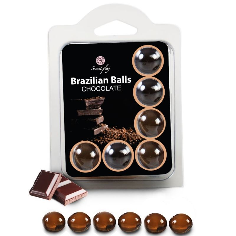 Secretplay Cosmetic-Set 6 Biglie Braziliane Cioccolato