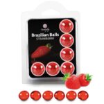 Secretplay Cosmetic-Set 6 Bile Braziliene Căpșuni · Lubrifiant