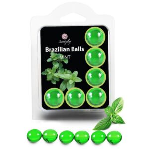 Secretplay Cosmetic-Set 6 Biglie Brasiliane Mint 384 Secretplay Cosmetic-Set 6 Biglie Brasiliane Mint