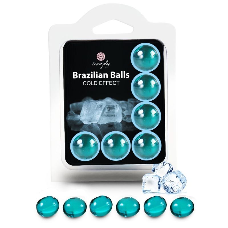 Secretplay Cosmetic-Set 6 Biglie Brasiliane Effetto Raffreddamento