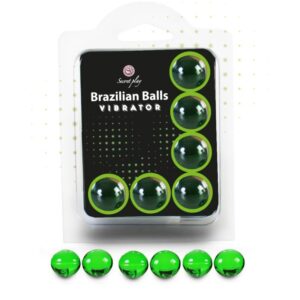 Secretplay Cosmetic-Set di 6 palle vibranti brasiliane