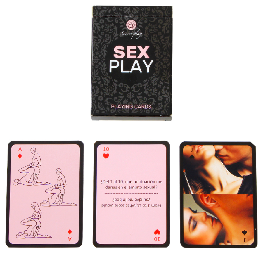 Secretplay 100% Games-Sesso Giocare Le carte da gioco (ES/EN)
