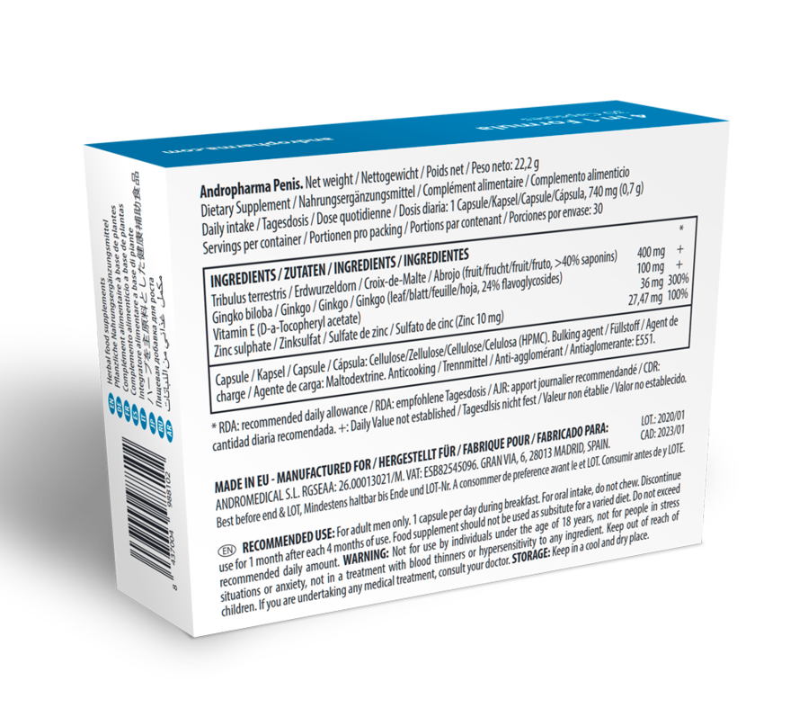 Andro Medical-Andropharma Penis - Supplemento per l'ingrandimento 3 Andro Medical-Andropharma Penis - Supplemento per l'ingrandimento · Afrodisiaci uomo (imaginea 3)
