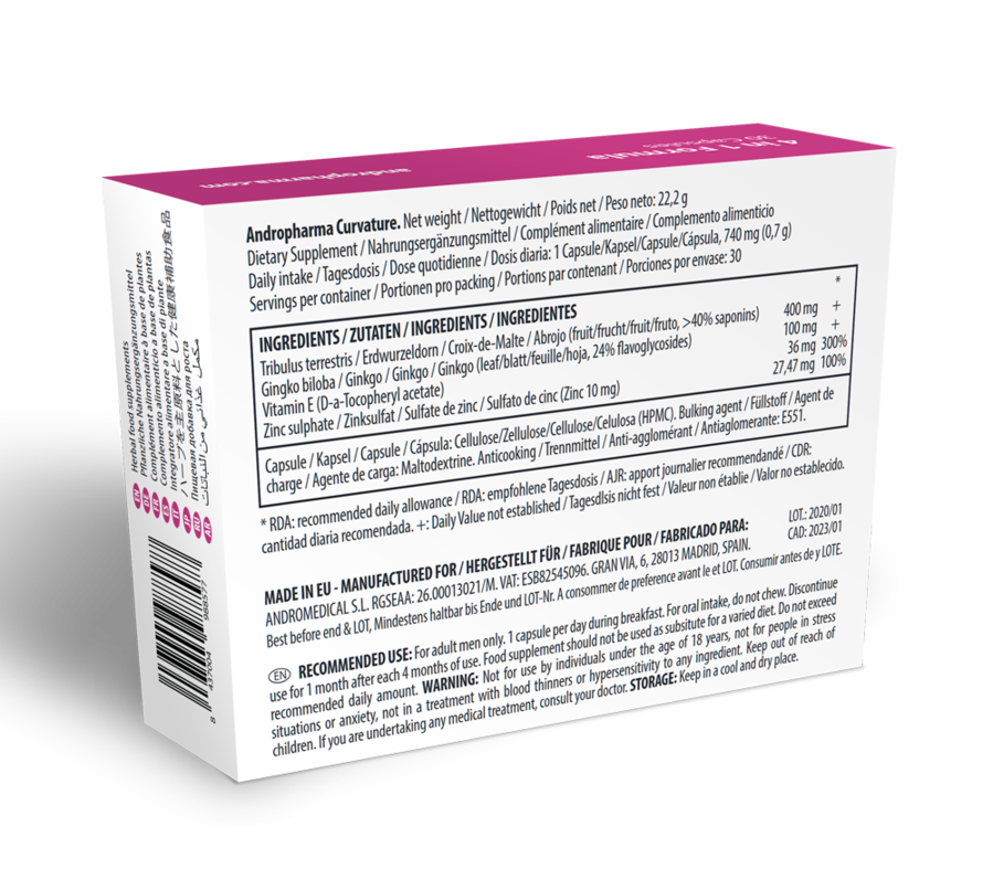Andro Medical-Andropharma Trattamento per Curvatura Peyronie 2 Andro Medical-Andropharma Trattamento per Curvatura Peyronie · Afrodisiaci uomo (imaginea 2)