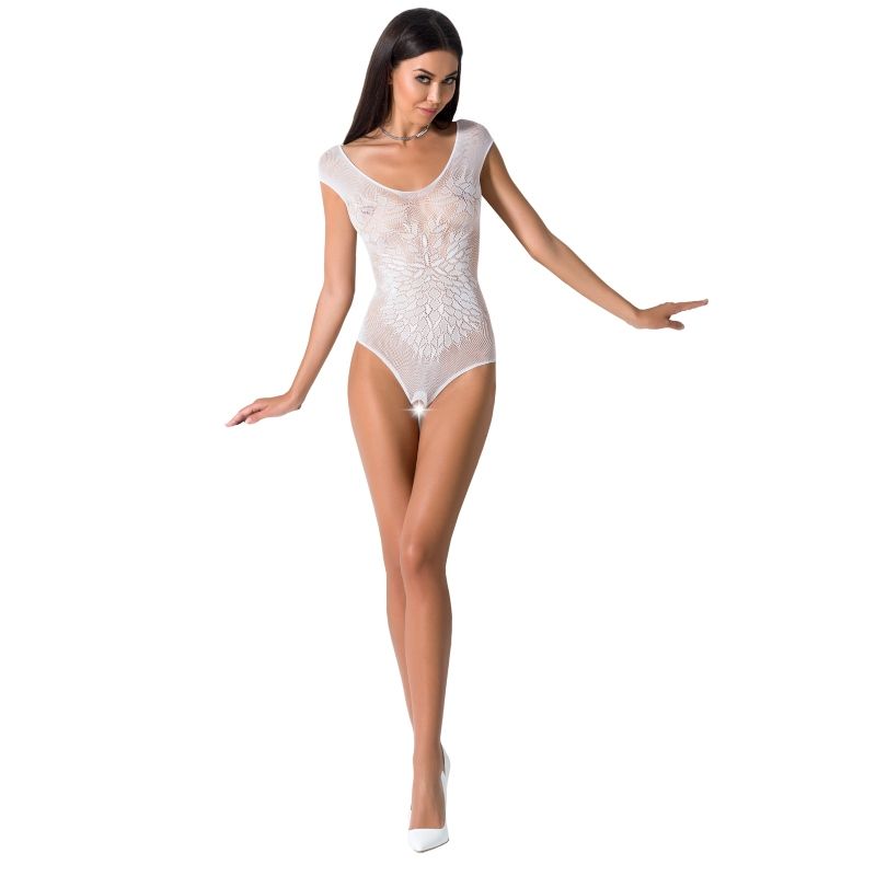 PASSION WOMAN BS064 BODYSTOCKING BLACK ONE SIZE Passion-Bodystocking BS064 in rete con pizzo · Lingerie spicy & Bodystocking