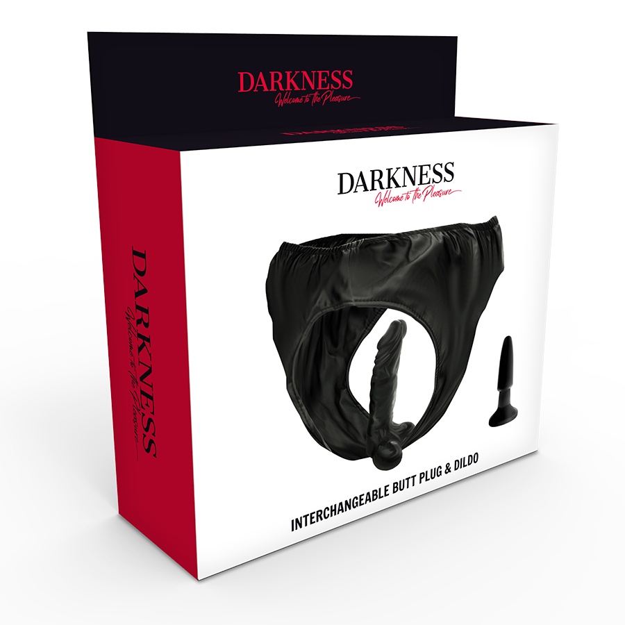 Darkness Sensations-Mutandine con Plug e Dildo 3 Darkness Sensations-Mutandine con Plug e Dildo · Accessori BDSM (imaginea 3)