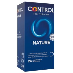 Control Condoms-Adatta Nature Preservativi 24 Pezzi-Lattice