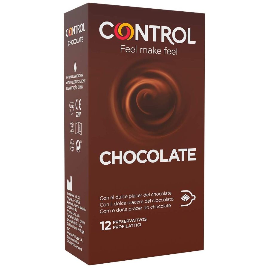 Control Condoms-Adatta Cioccolato Preservativo Sapore Cioccolato 1 Control Condoms-Adatta Cioccolato Preservativo Sapore Cioccolato · Preservativi