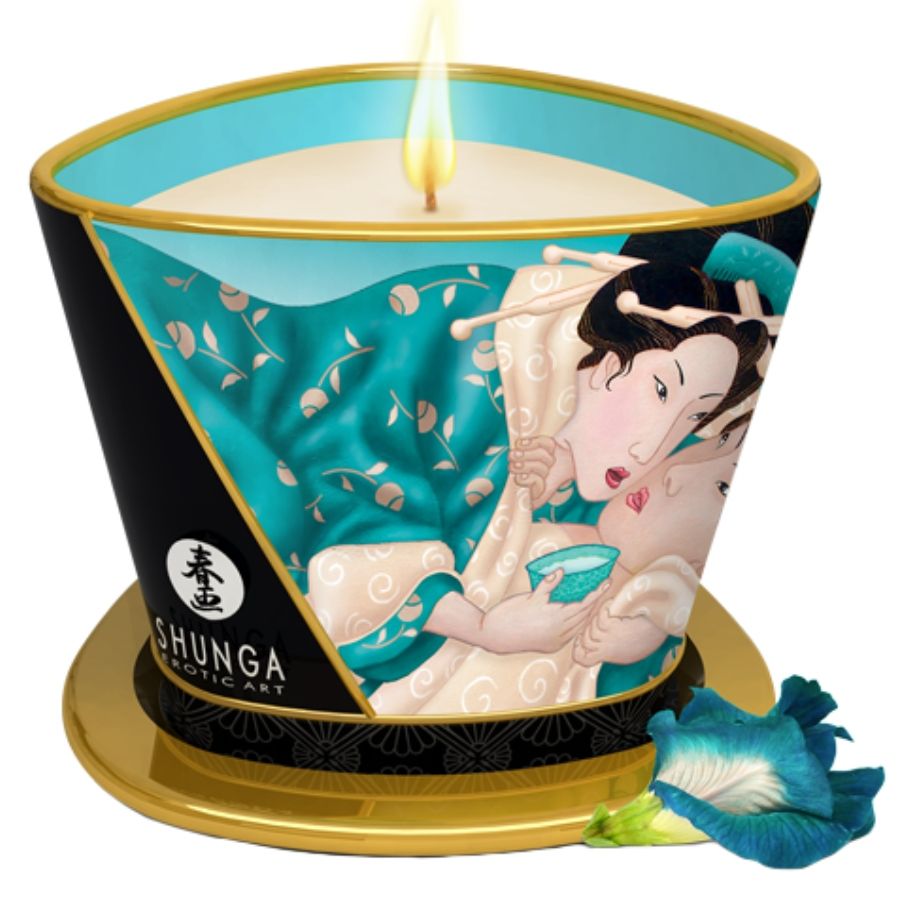 Shunga Candles-Island Blossoms Candela da massaggio 170 ml 1 Shunga Candles-Island Blossoms Candela da massaggio 170 ml · Massaggio erotico