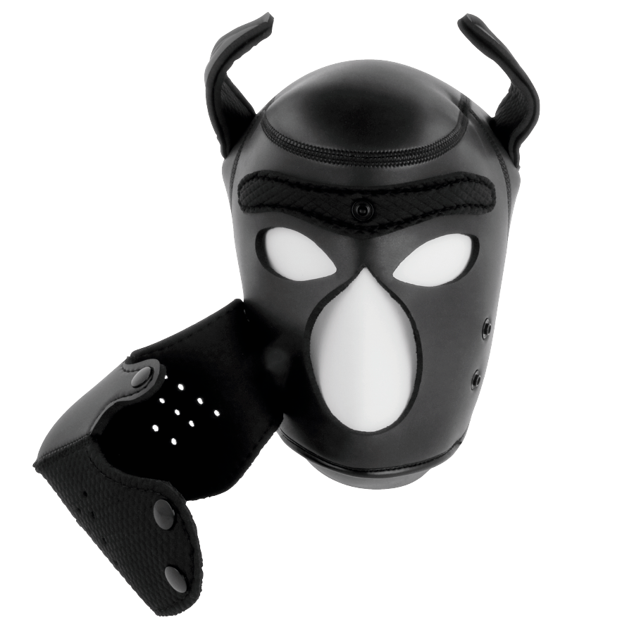 Darkness Bondage-Maschera per cani in neoprene con bot staccabile · Accessori BDSM (immagine 11)
