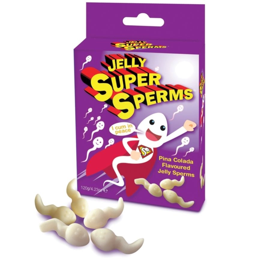 Spencer & Fletwood-Gelatinose in forma di sperma di Pina 1 Spencer & Fletwood-Gelatinose in forma di sperma di Pina — SPENCER & FLETWOOD · Dolciumi & Regali
