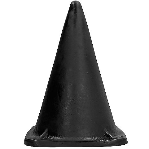 All Black-Plug Triangolare 30 cm-Silicone · Accessori BDSM (immagine 3)