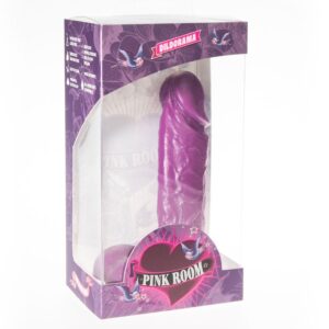 Pink Room-Amadeo Dildo Realist Viola 15.5 cm-PVC, Ventosa · Dildo & Stimolatori (imaginea 2)