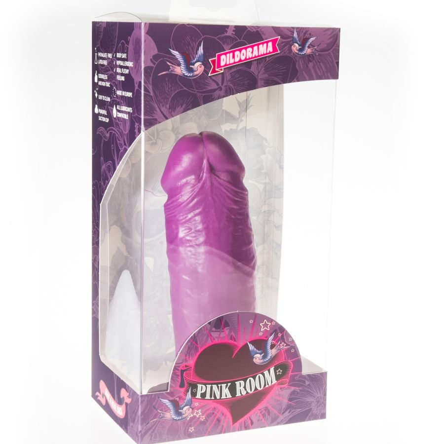Pink Room-Dael Dildo Realistico Viola 18.5 cm-Ventosa · Dildo & Stimolatori (immagine 2)