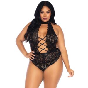 Leg Avenue-Teddy Aperto in Pizzo Floreale Taglia Altro 3 Leg Avenue-Teddy Aperto in Pizzo Floreale Taglia Altro · Lingerie sexy donna