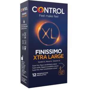 Control Condoms-Finissimo Xl Preservativi 12 Pezzi-Lattice · Preservativi