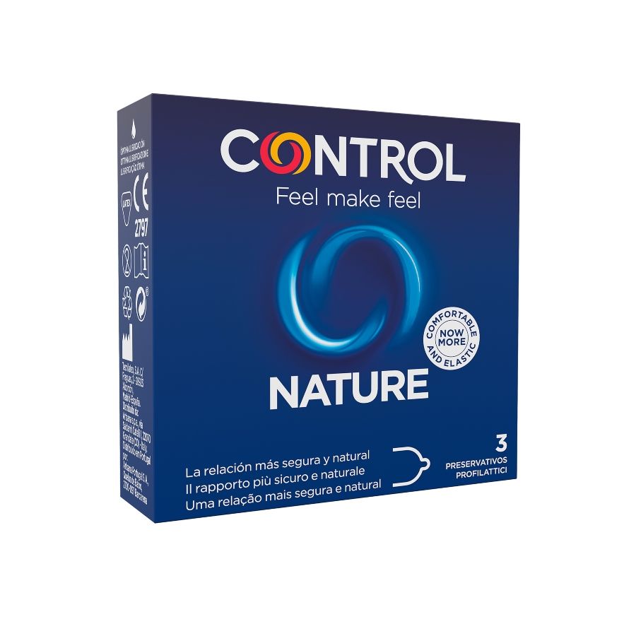 Control Condoms-Adatta Nature Preservativi 3 Pezzi-Lattice 1 Control Condoms-Adatta Nature Preservativi 3 Pezzi-Lattice · Preservativi