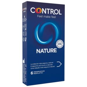 Control Condoms-Adatta Nature Preservativi 6 Pezzi-Lattice