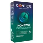 Control Condoms-Non stop Punti e Strisce Preservativi 12 Pezzi · Preservativi