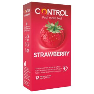 Control Condoms-Adapts Fragole 12 Unità