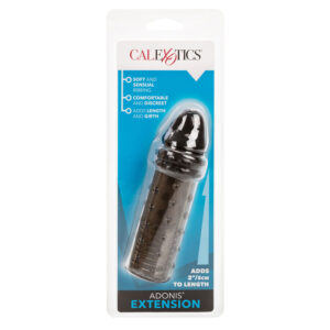 Calexotics-Adonis Extension Nero-Silicone · Anelli & Guaine per pene (immagine 3)