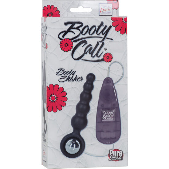 Calexotics-Booty Call Booty Shaker Nero-Silicone, Telecomando · Giocattoli anali (imaginea 2)
