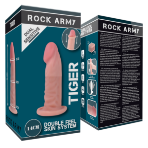 Rock Army-Dual Density Tiger 14 cm -o- 4.46 cm-Waterproof, Ventosa 18 Rock Army-Dual Density Tiger 14 cm -o- 4.46 cm-Waterproof, Ventosa · Dildo & Stimolatori (imaginea 9)