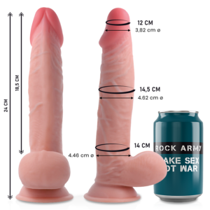 Rock Army-Dual Density Sherman 24 cm -o- 4.46 cm-TPE, impermeabile