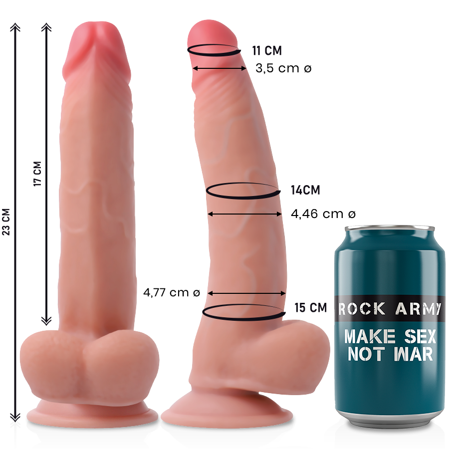 Rock Army-Dual Density Leopard 23 cm -o- 4.77 cm-TPE, impermeabile 1 Rock Army-Dual Density Leopard 23 cm -o- 4.77 cm-TPE, impermeabile · Dildo & Stimolatori