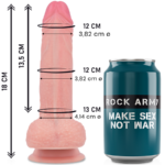 Rock Army-Silicone Liquido Premium Mustang Realistico 18 cm · Dildo & Stimolatori