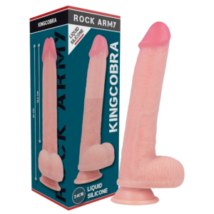 Rock Army-Liquido Silicone Premium Kingcobra Realistic 24 cm · Dildo & Stimolatori (immagine 8)