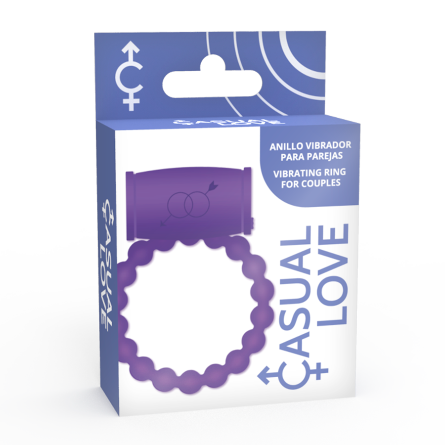 Casual Love-25 Anello Vibratore per Coppia Viola-Silicone 3 Casual Love-25 Anello Vibratore per Coppia Viola-Silicone · Anelli & Guaine per pene (imaginea 3)