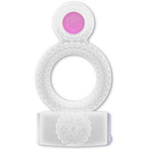 Casual Love-Anello vibrante con doppio piacere, TPR, impermeabile · Anelli & Guaine per pene (imaginea 5)