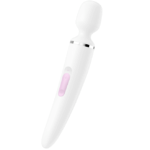 Satisfyer Wand-Wander Woman White-Silicone, 10 velocità, USB · Vibratori