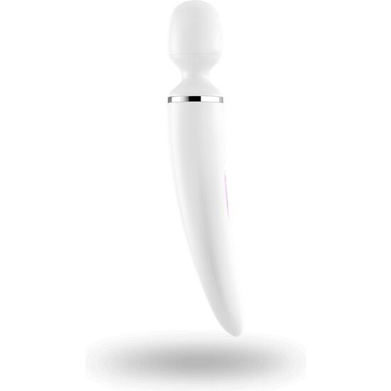 Satisfyer Wand-Wander Woman White-Silicone, 10 velocità, USB 4 Satisfyer Wand-Wander Woman White-Silicone, 10 velocità, USB · Vibratori (imaginea 4)