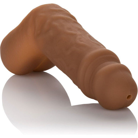 Calexotics-Packer Realist Silicone Marrone · Anelli & Guaine per pene