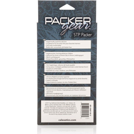 Calexotics-Packer Realist Silicone Marrone 4 Calexotics-Packer Realist Silicone Marrone · Anelli & Guaine per pene (imaginea 4)