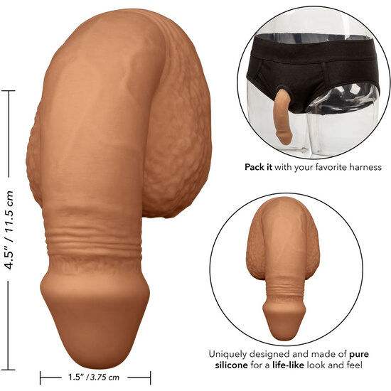 Calexotics-Pene Packer di Silicone 12.75 cm Caramel-Waterproof 4 Calexotics-Pene Packer di Silicone 12.75 cm Caramel-Waterproof · Dildo & Stimolatori (imaginea 4)