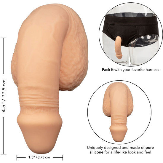Calexotics-Pene Siliconic per Packing 12.75 cm Colore Pelle · Dildo & Stimolatori (imaginea 3)